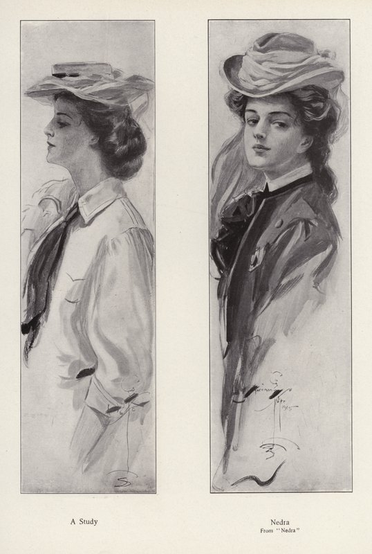 The Character Nedra from the Novel Nedra, by George Barr McCutcheon by Harrison Fisher