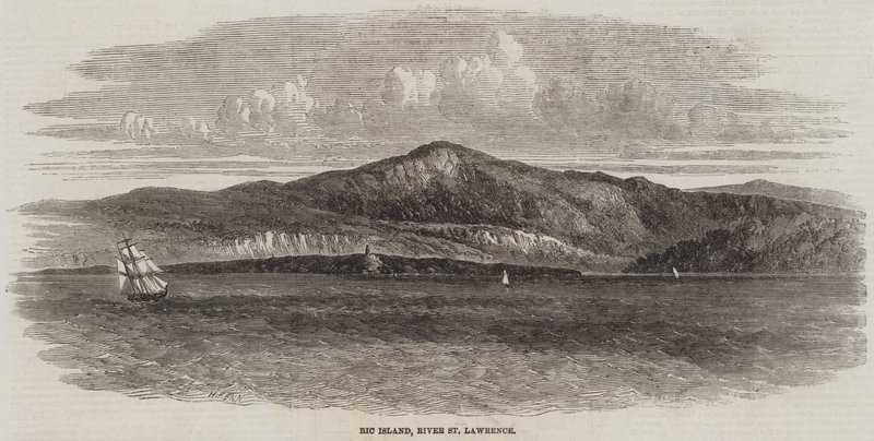 Bic Island, River St Lawrence by Harry Fenn