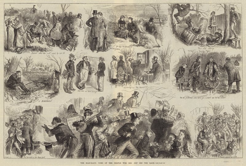 The Boat-Race, some of the People who did not see the Race by Harry Furniss
