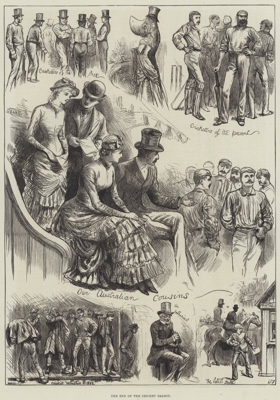 The End of the Cricket Season by Harry Furniss