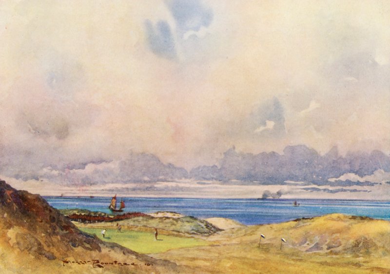 Golf Courses: Wallasey, the Fifth Green by Harry (1878 1950) Rountree