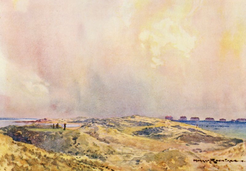 Golf Courses: Hoy Lake, the Twelfth Tee by Harry (1878 1950) Rountree