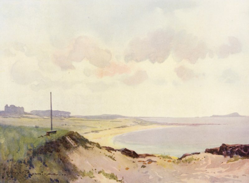 Golf Courses: North Berwick, the Second Tee by Harry (1878 1950) Rountree