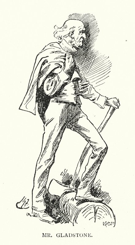 Mr Gladstone by Harry (after) Furniss
