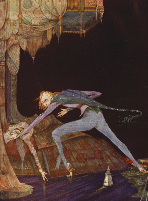 Edgar Allan Poe: He shrieked once, once only by Harry Clarke