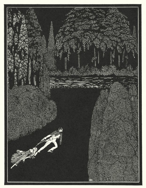 Edgar Allan Poe: The Mystery of Marie Roget by Harry Clarke