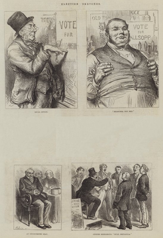 Election Sketches by Harry Furniss