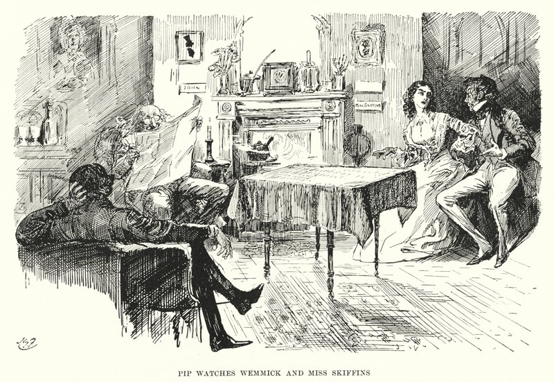 Illustration for Great Expectations by Charles Dickens by Harry Furniss