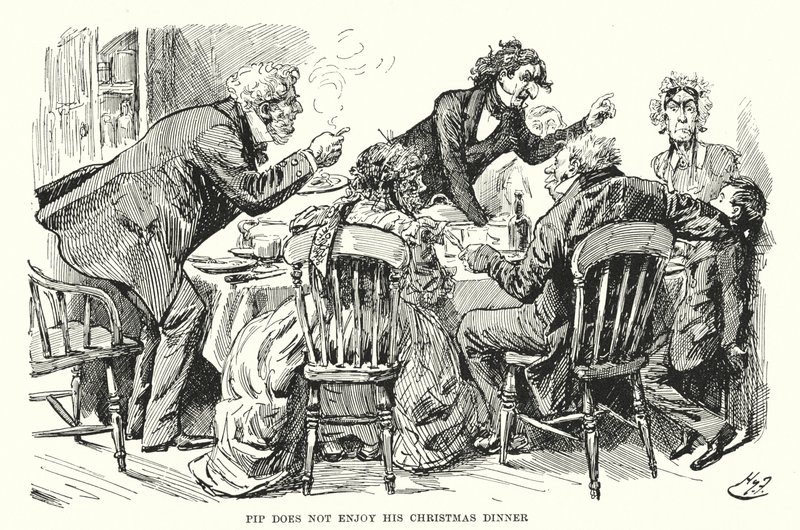 Illustration for Great Expectations by Charles Dickens by Harry Furniss