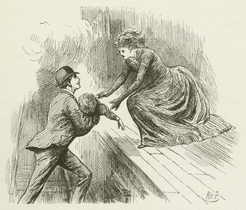 Illustration for Sylvie and Bruno by Lewis Carroll by Harry Furniss