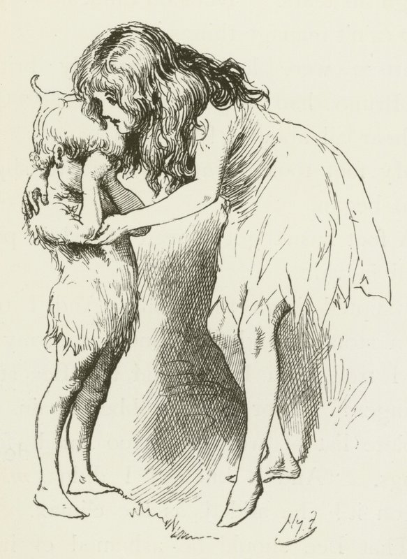 Illustration for Sylvie and Bruno by Harry Furniss