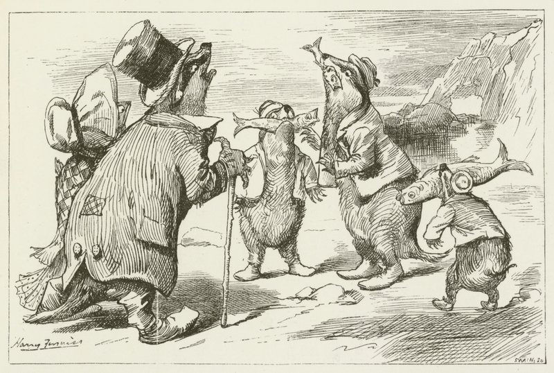 Illustration for Sylvie and Bruno by Harry Furniss