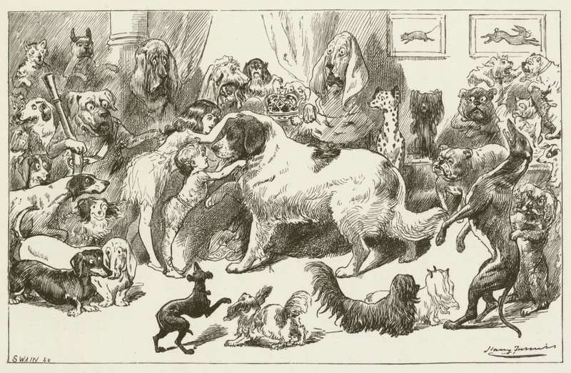Illustration for Sylvie and Bruno by Harry Furniss