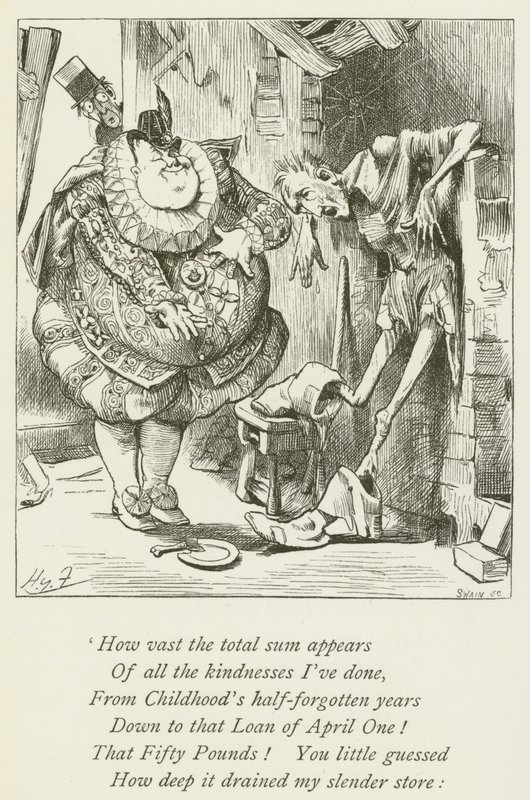 Illustration for Sylvie and Bruno by Harry Furniss