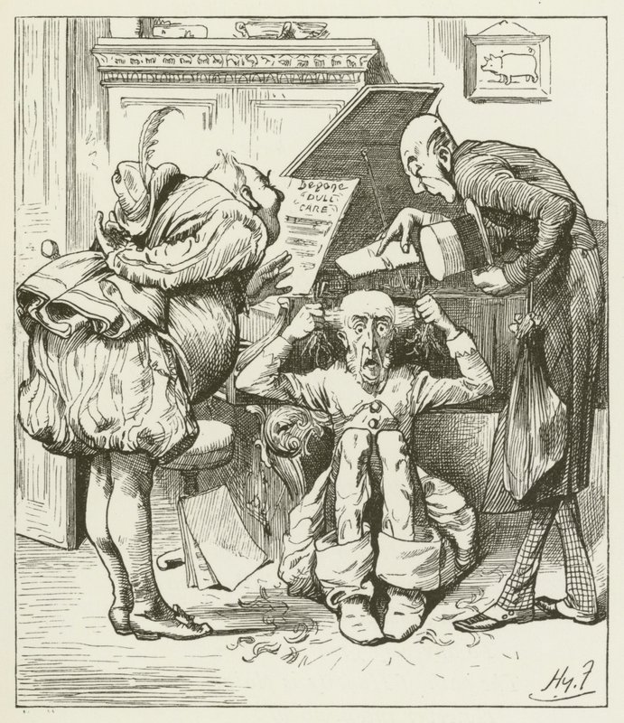 Illustration for Sylvie and Bruno by Harry Furniss