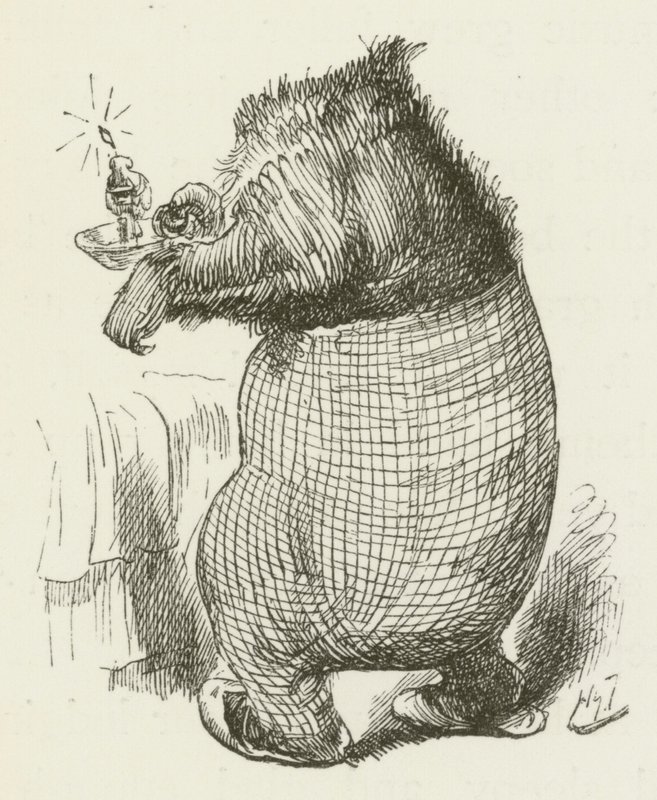 Illustration for Sylvie and Bruno by Harry Furniss