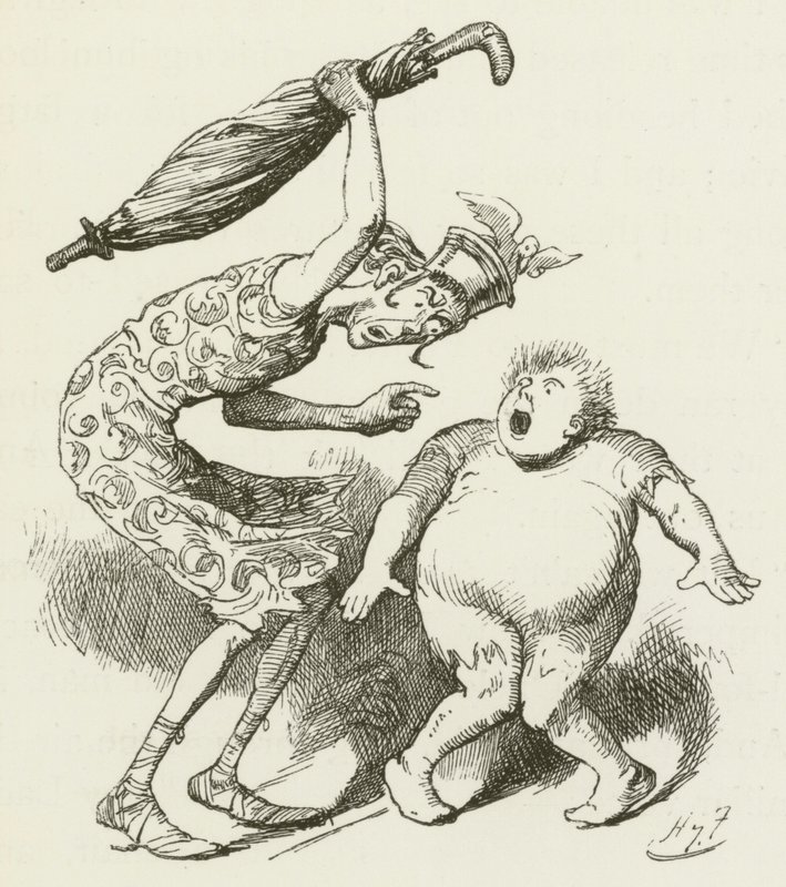 Illustration for Sylvie and Bruno by Harry Furniss