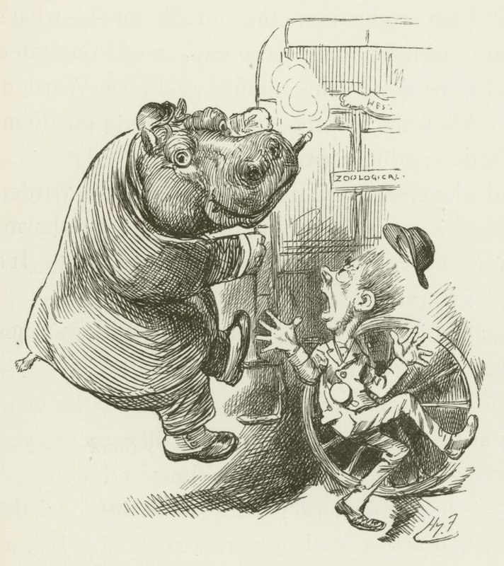 Illustration for Sylvie and Bruno by Harry Furniss