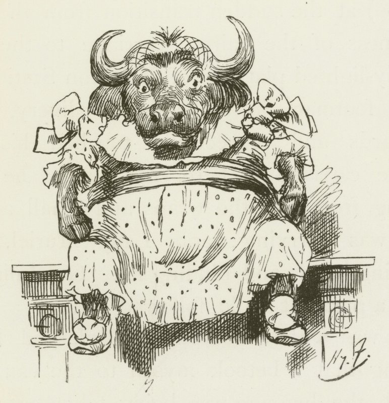 Illustration for Sylvie and Bruno by Harry Furniss