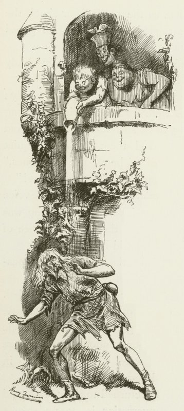 Illustration for Sylvie and Bruno by Harry Furniss