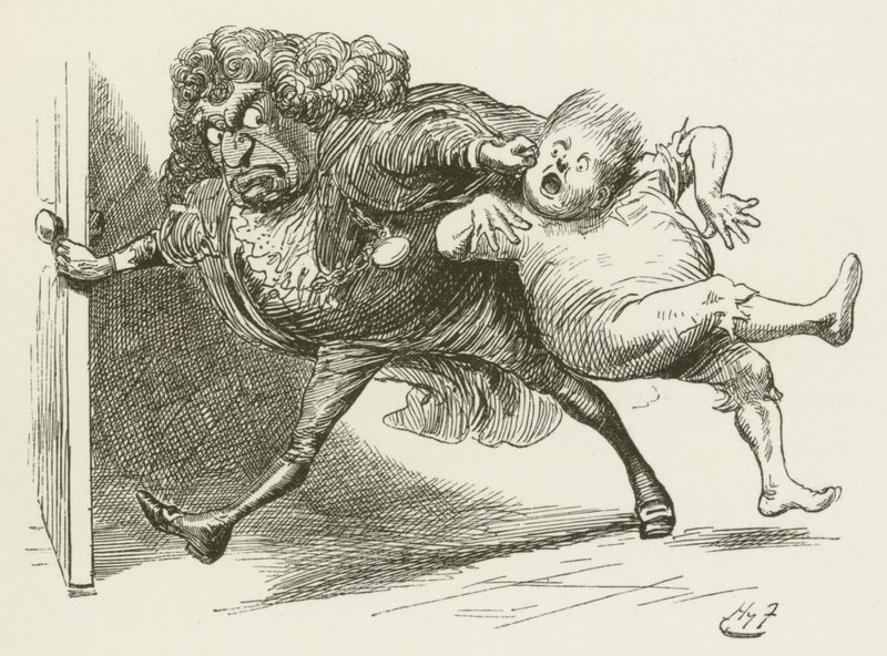 Illustration for Sylvie and Bruno by Harry Furniss