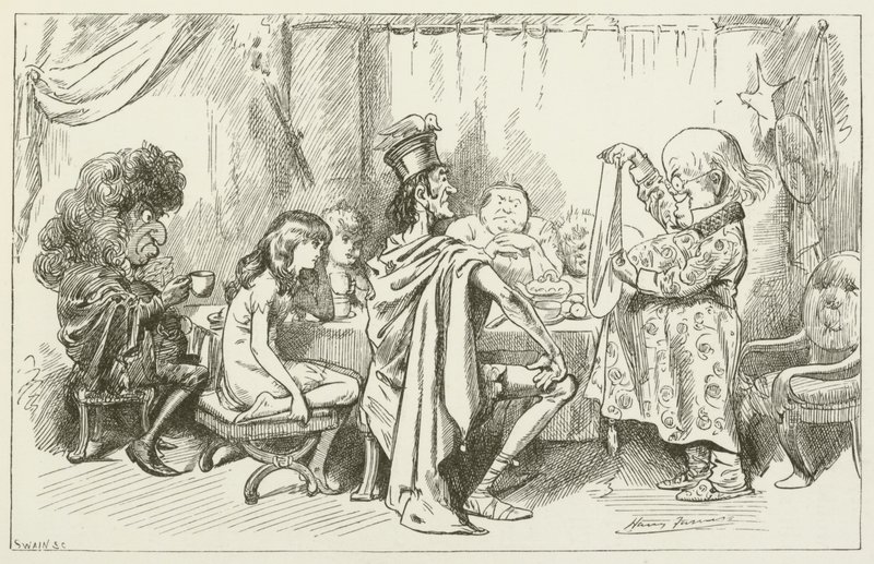 Illustration for Sylvie and Bruno by Harry Furniss