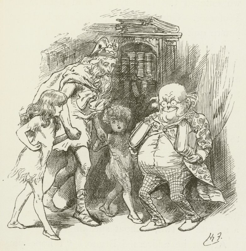 Illustration for Sylvie and Bruno by Harry Furniss