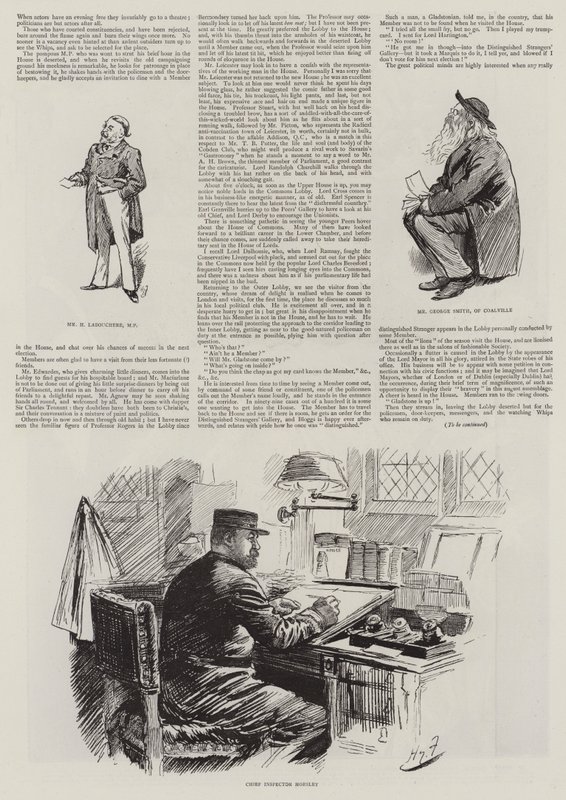 Life in Parliament, Strangers in the House by Harry Furniss