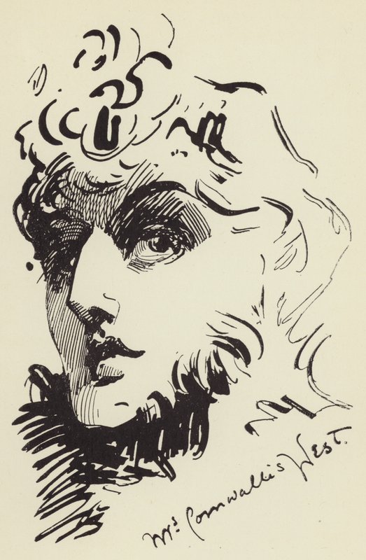 Mrs Cornwallis West by Harry Furniss