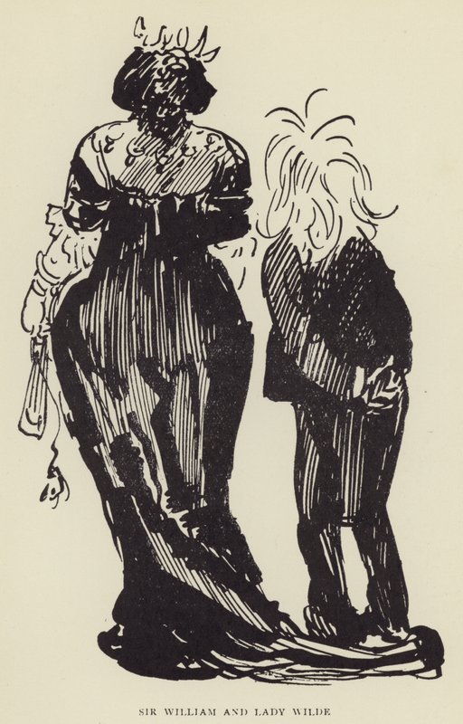 Sir William and Lady Wilde by Harry Furniss