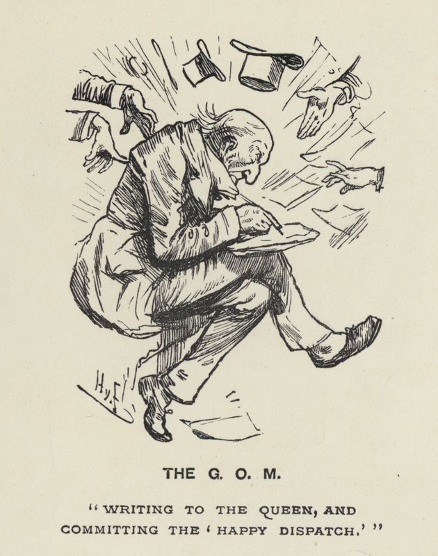 The Grand Old Man - GOM - W E Gladstone by Harry Furniss