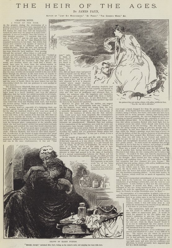 The Heir of the Ages, by James Payn by Harry Furniss