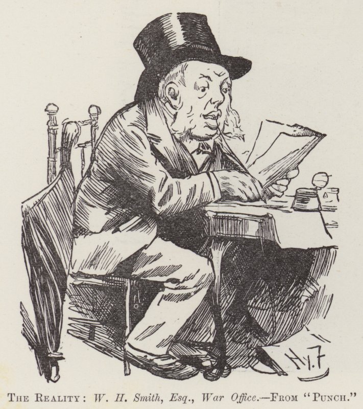 The Reality, W H Smith, Esquire, War Office by Harry Furniss