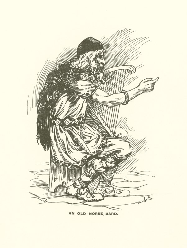 An Old Norse Bard by Harry George Theaker
