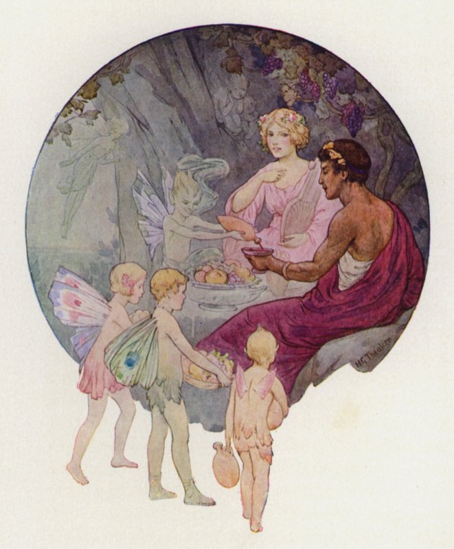 Calypso in her cave by Harry George Theaker