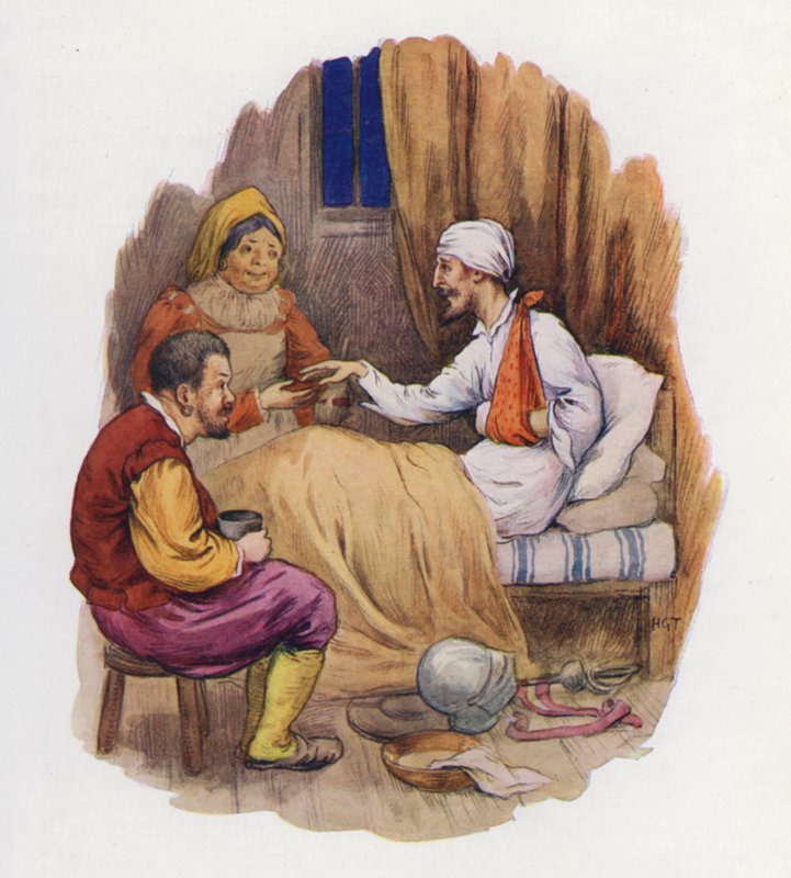Illustration for Don Quixote by Harry George Theaker