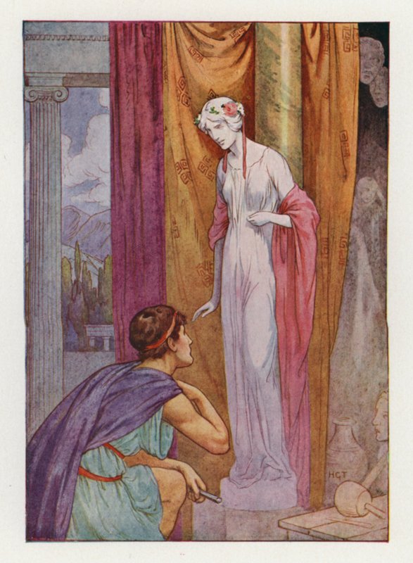 Pygmalion and the Sculpture by Harry George Theaker