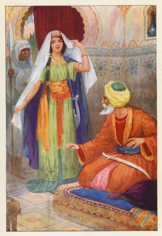 The Beautiful Captive and Aben Habuz by Harry George Theaker