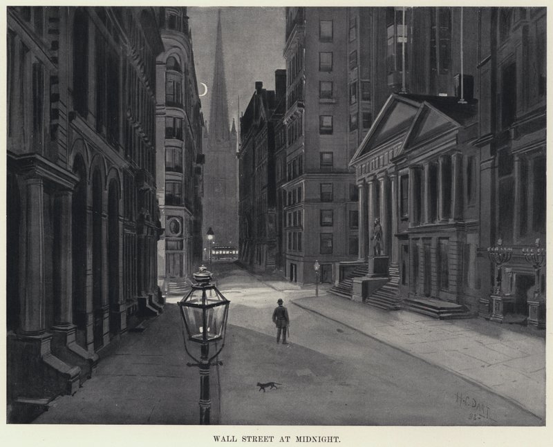 Wall Street at Midnight by Harry Grant Dart