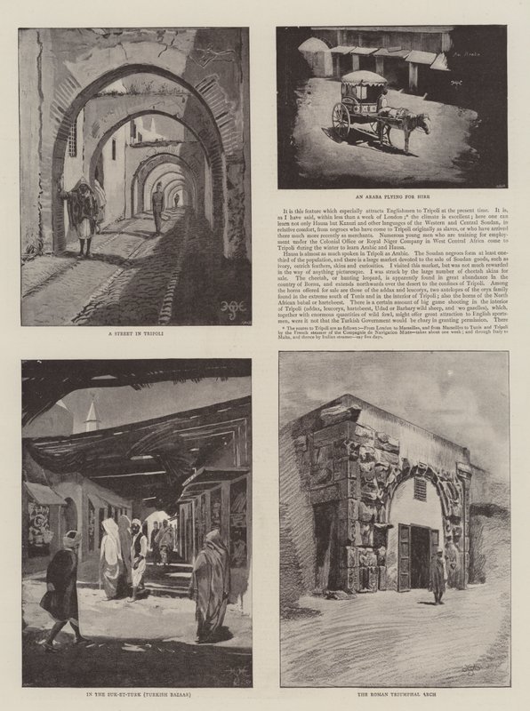 Scenes of Tripoli by Harry Hamilton Johnston