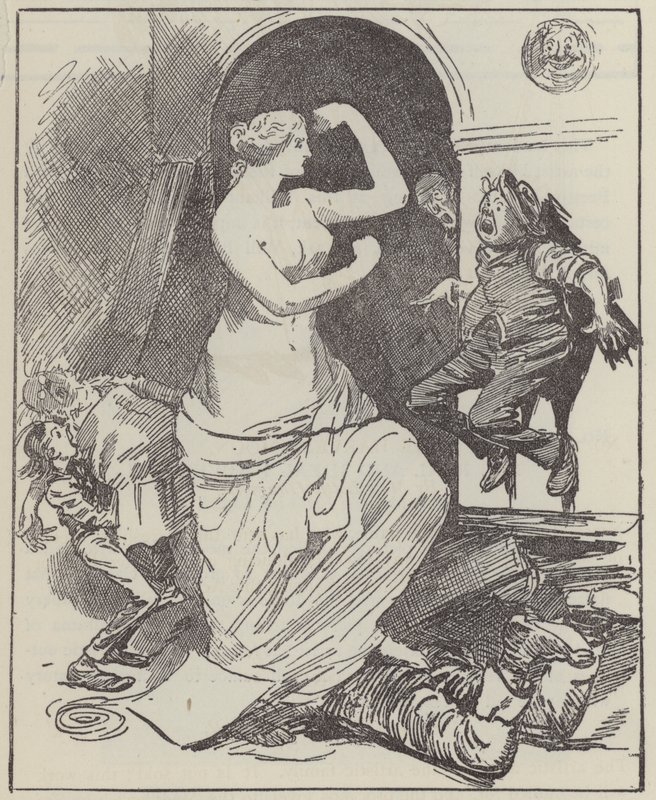 The Venus of Milo Finds Her Long-Missing Arms by Harry after Furniss