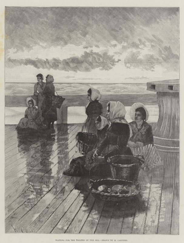 Waiting for the Toilers of the Sea by Hector Caffieri
