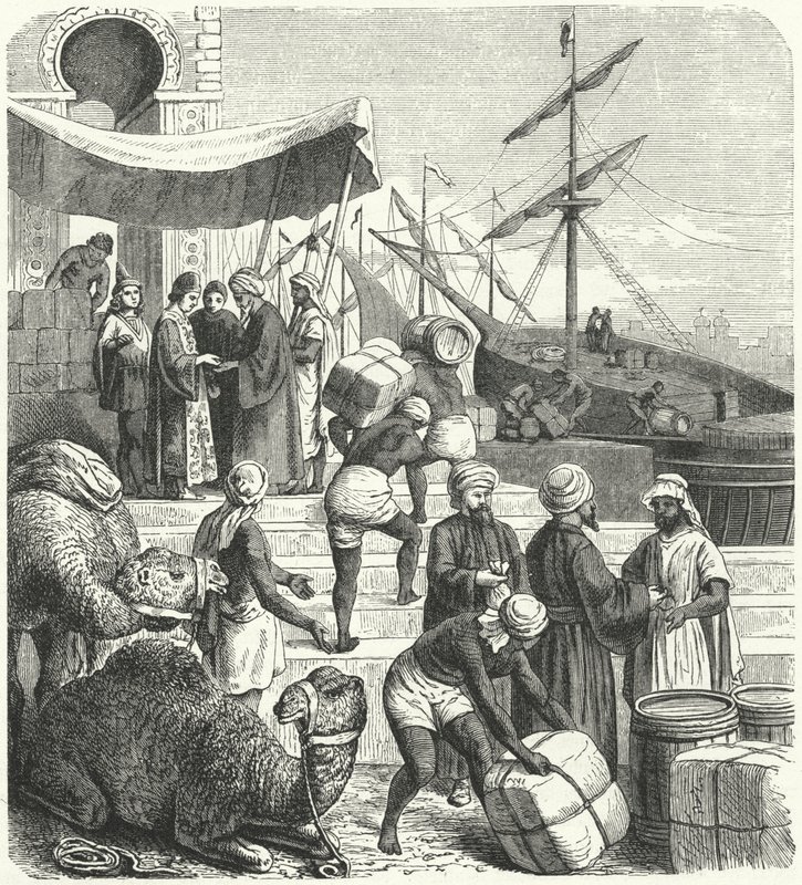 Arab Traders by Heinrich Leutemann