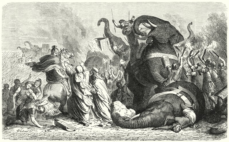 The Battle of Asculum, 279 BC by Heinrich Leutemann