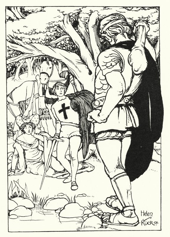 Red Cross meets the Giant Orgoglio by Helen S. Kuck