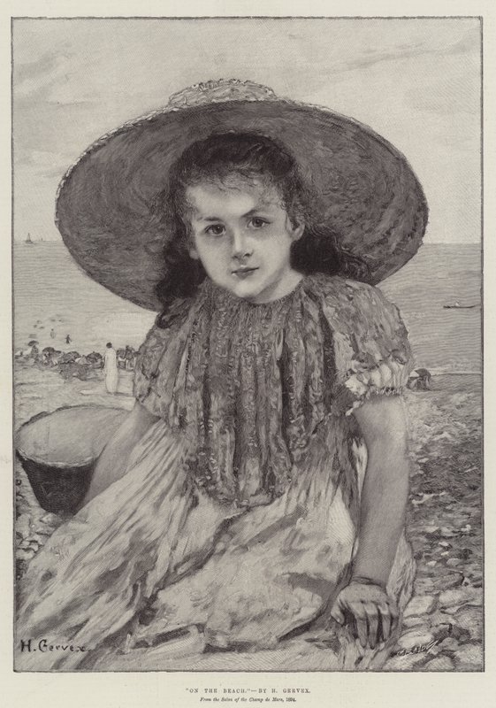 On the Beach by Henri Gervex