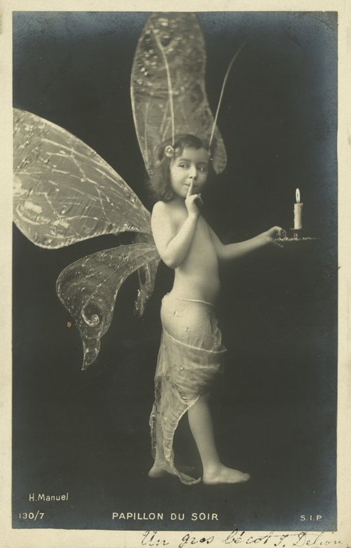 Child Dressed as a Butterfly by Henri (after) Manuel