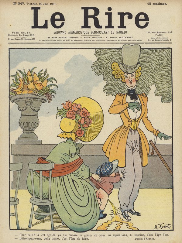 Illustration for Le Rire by Henri Avelot