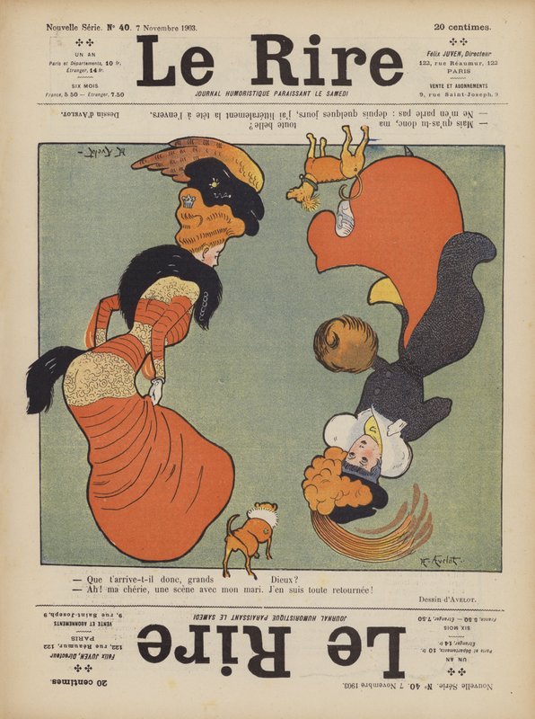 Illustration for Le Rire by Henri Avelot