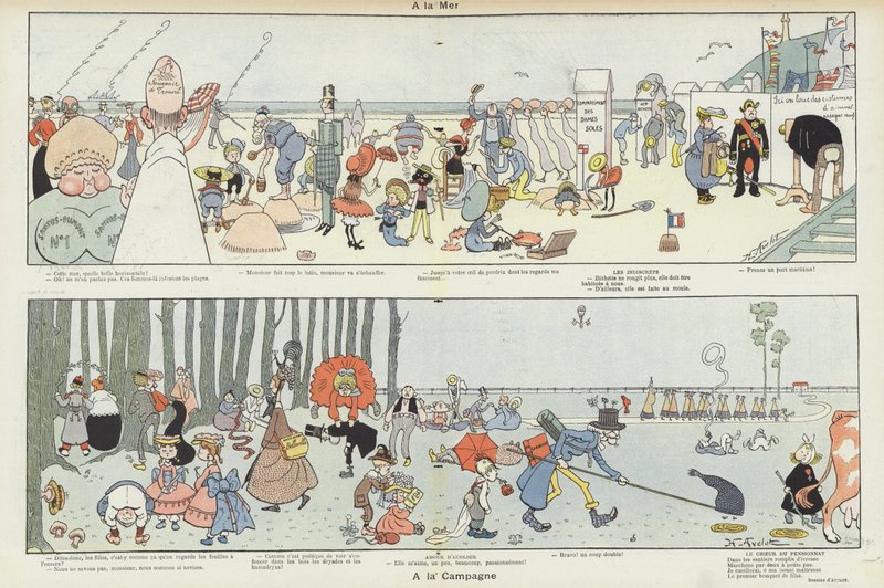 Illustration for Le Rire by Henri Avelot